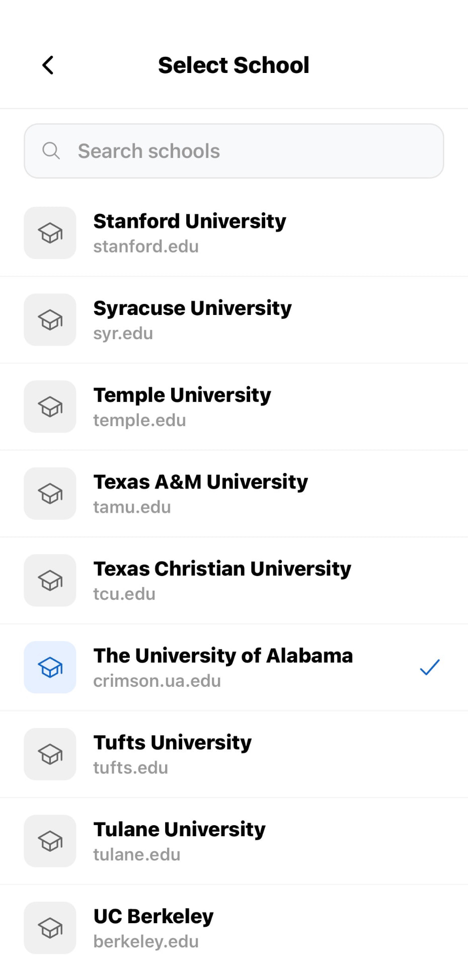 Swap app — Campus Exchange