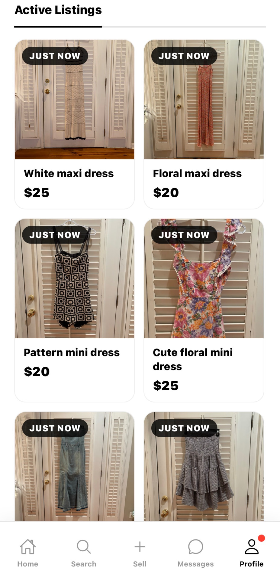 Swap app — My Closet