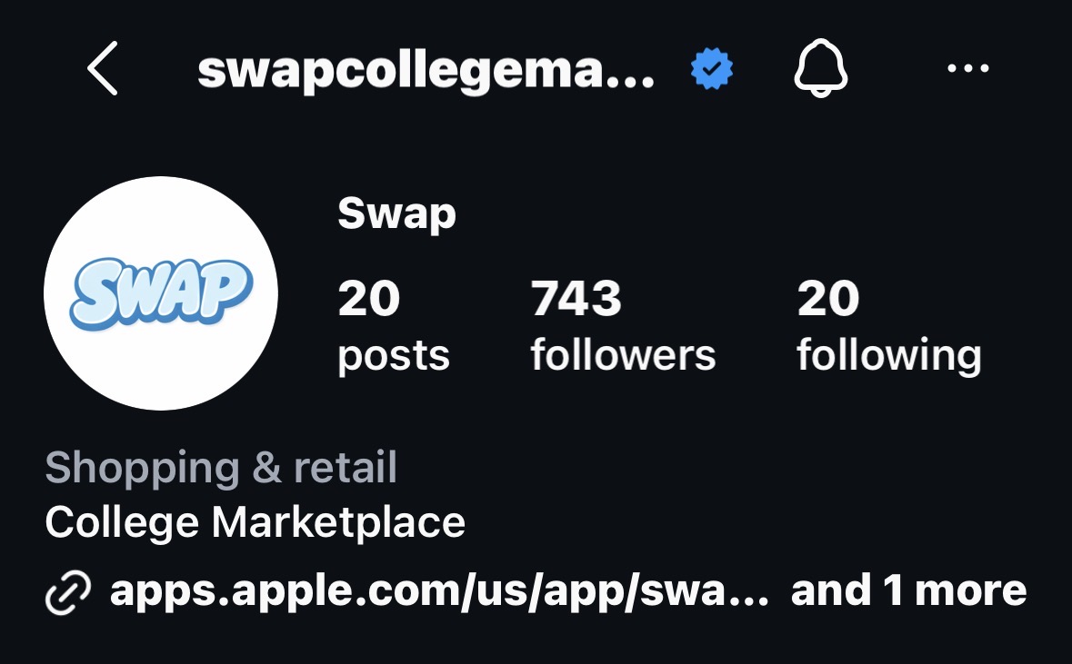 Instagram profile preview
